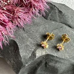 VIAMAJA Ørestikker<Ørestikker GIA – Pink 18K forgyldt