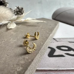 VIAMAJA Ørestikker<Ørestikker Marleen 18K forgyldt Sterling Silver