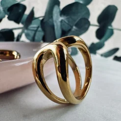 VIAMAJA Ringe|Vandfaste Smykker<Ring Amber – Vandfast
