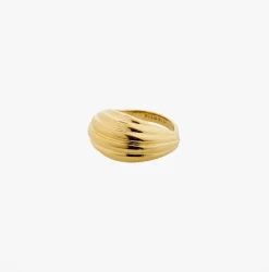 VIAMAJA Ringe|Til Konfirmanden<Ring ASLE forgyldt