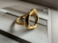 VIAMAJA Ringe|Vandfaste Smykker<Ring Brianna forgyldt