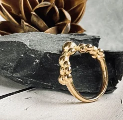 VIAMAJA Ringe<Ring Gabriella forgyldt