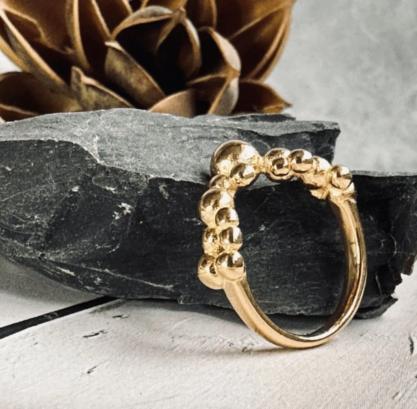 VIAMAJA Ringe<Ring Gabriella forgyldt