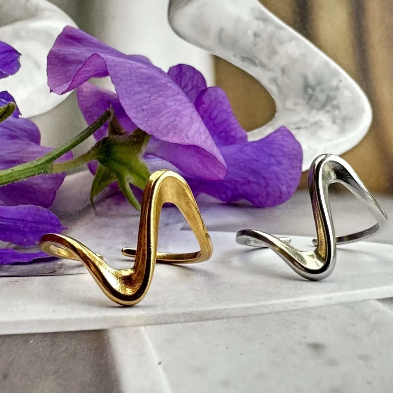 VIAMAJA Ringe|Vandfaste Smykker<Ring Ida – Vandfast