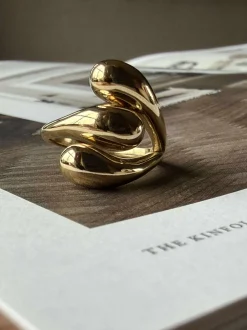 VIAMAJA Ringe|Vandfaste Smykker<Ring JENNINGS forgyldt