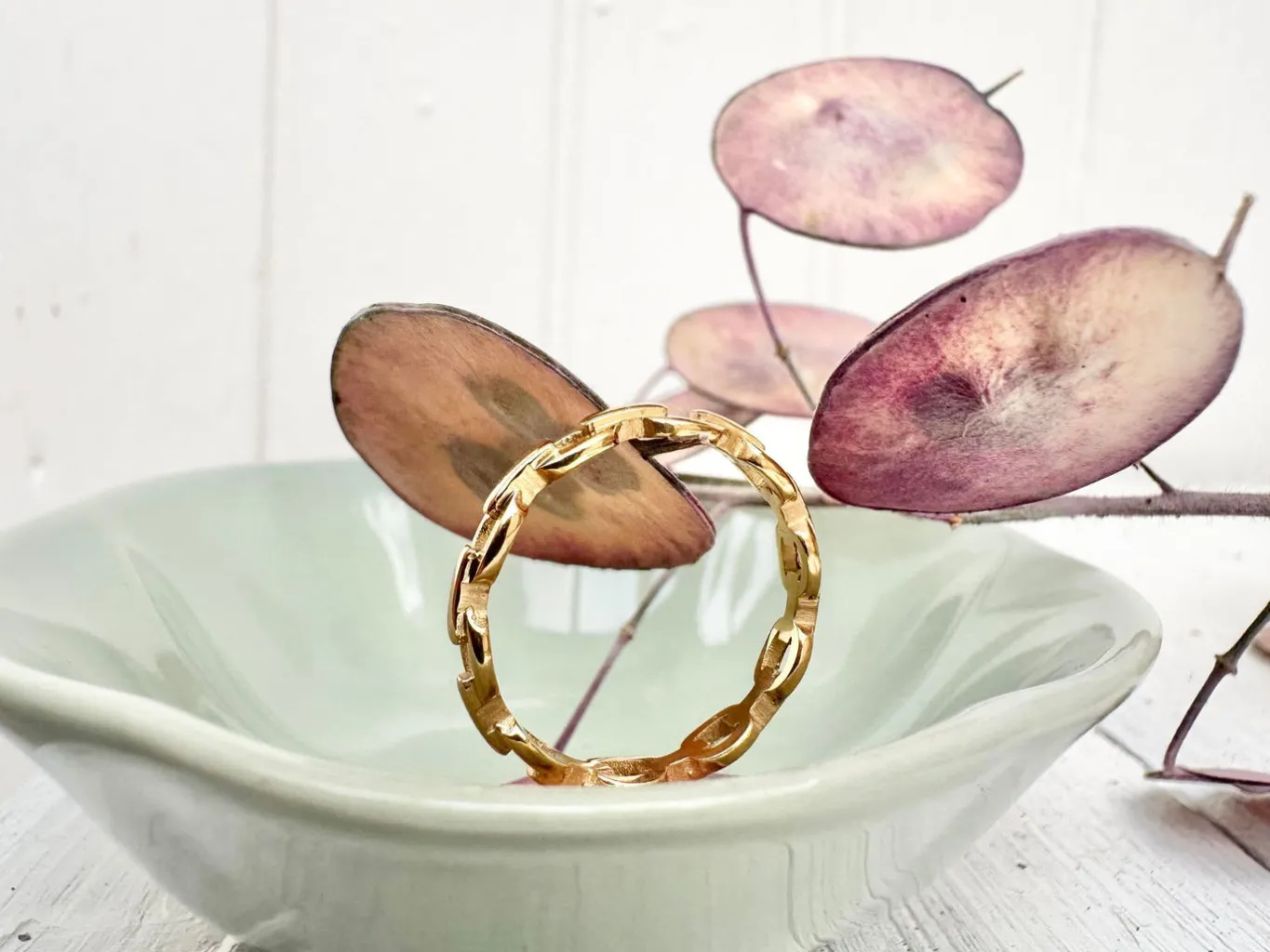VIAMAJA Ringe<Ring Link - forgyldt