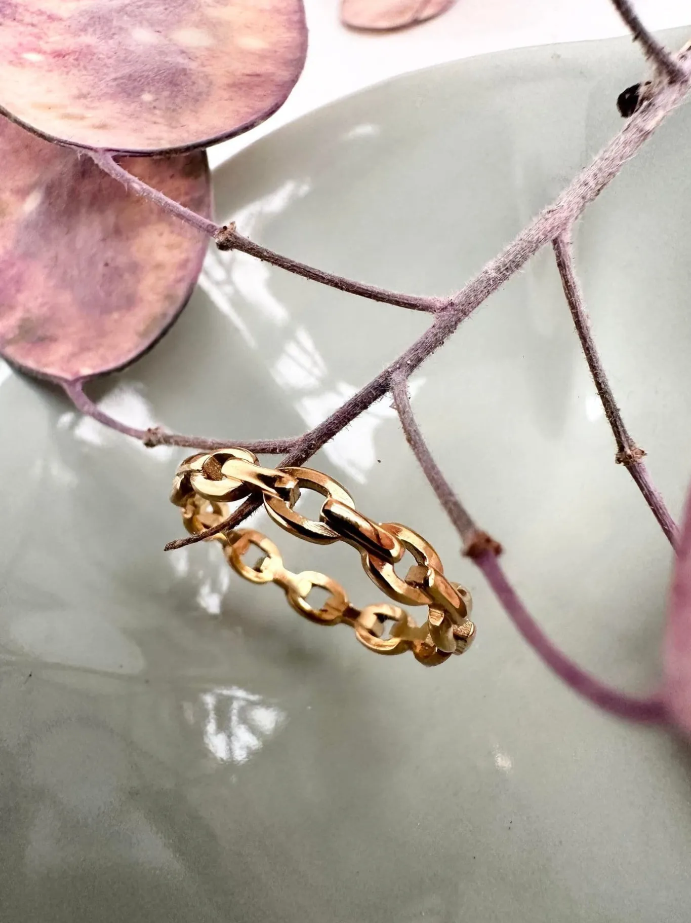 VIAMAJA Ringe<Ring Link - forgyldt