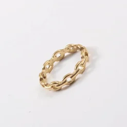 VIAMAJA Ringe<Ring Link - forgyldt