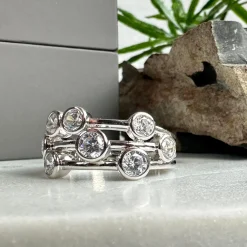 VIAMAJA Ringe|Premium Smykker<Ring Miriam Clear - Sterling Silver