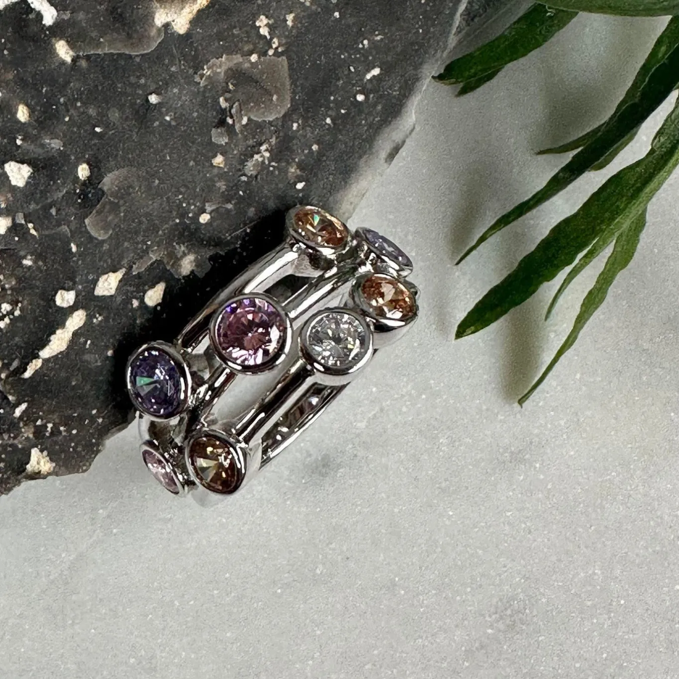 VIAMAJA Ringe|Premium Smykker<Ring Miriam Color - Sterling silver
