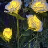 VIAMAJA Lys Og Led|Udendørs Led<Rose med solceller - Hvid