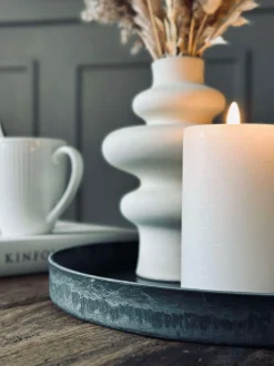 VIAMAJA Interiør|Fad / Bakker<Rund fad / bakke i beton look - Stor