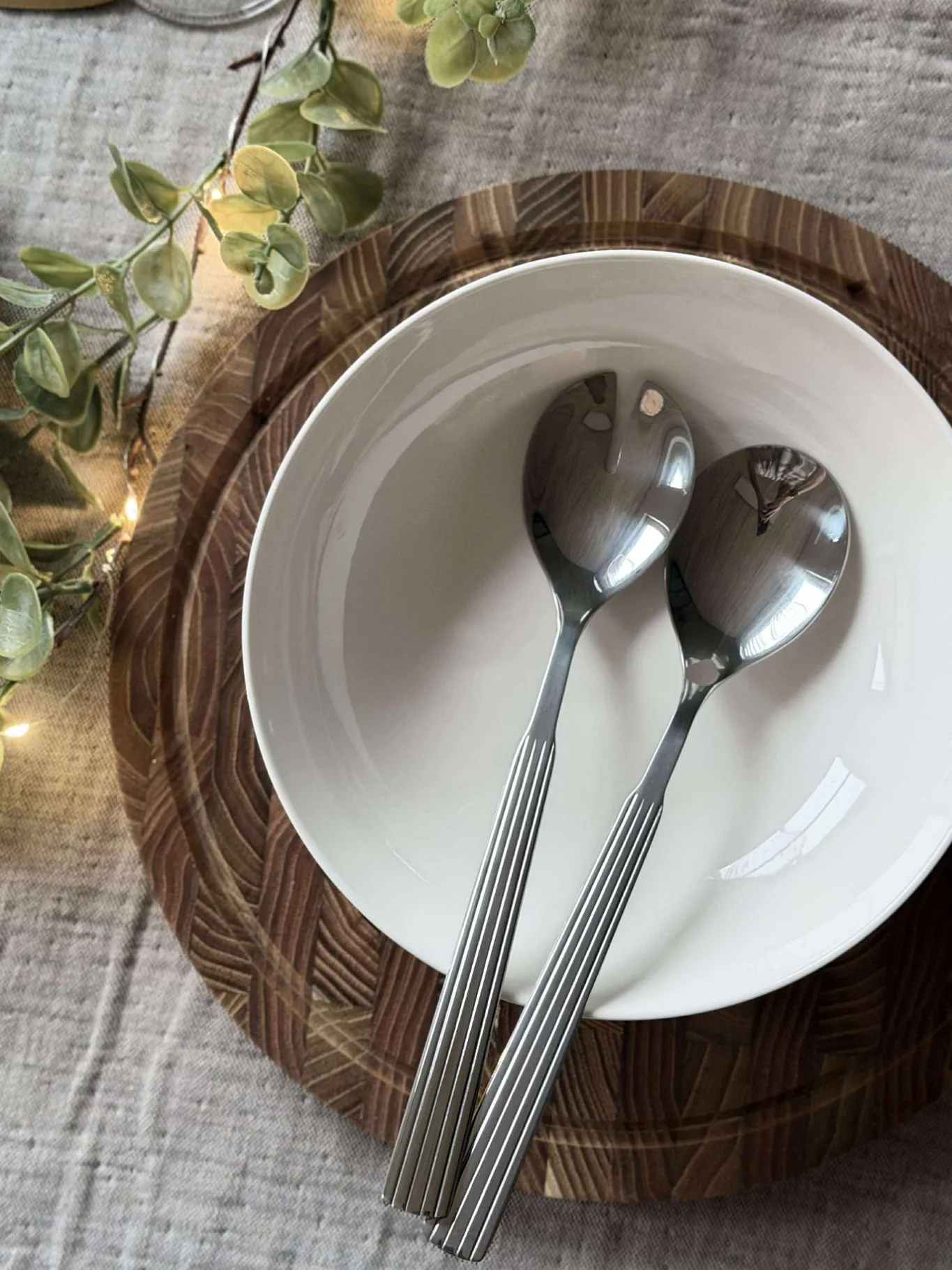 VIAMAJA Bestik Og Køkkenredskaber|Rustfrit Stål<Salatbestik Ester - Rustfrit stål