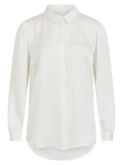 VIAMAJA Skjorter<Satinskjorte Luna White