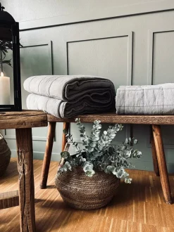 VIAMAJA Tæpper Og Puder|Sengetæppe<Sengetæppe STONE-WASHED Quilt – Nordic grey
