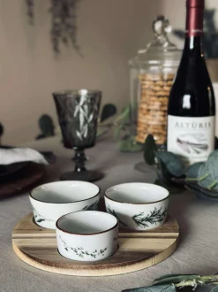 VIAMAJA Fad / Bakker|Porcelæn Og Stentøj<Serveringssæt Rund- 4 dele