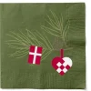 VIAMAJA Jul<Servietter 20 stk – Grøn Nostalgi