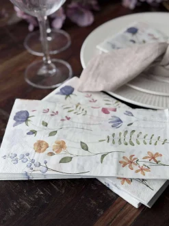 VIAMAJA Højtider<Servietter Flora - 20stk.