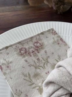 VIAMAJA Højtider<Servietter Mini roser - 20stk.