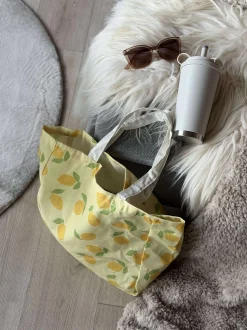 VIAMAJA Kanvas Tasker|Shoppere<Shopper - Citrus OEKO-TEX