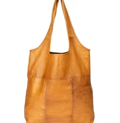 VIAMAJA Læder Tasker|Skuldertasker<Shopper – Cognac