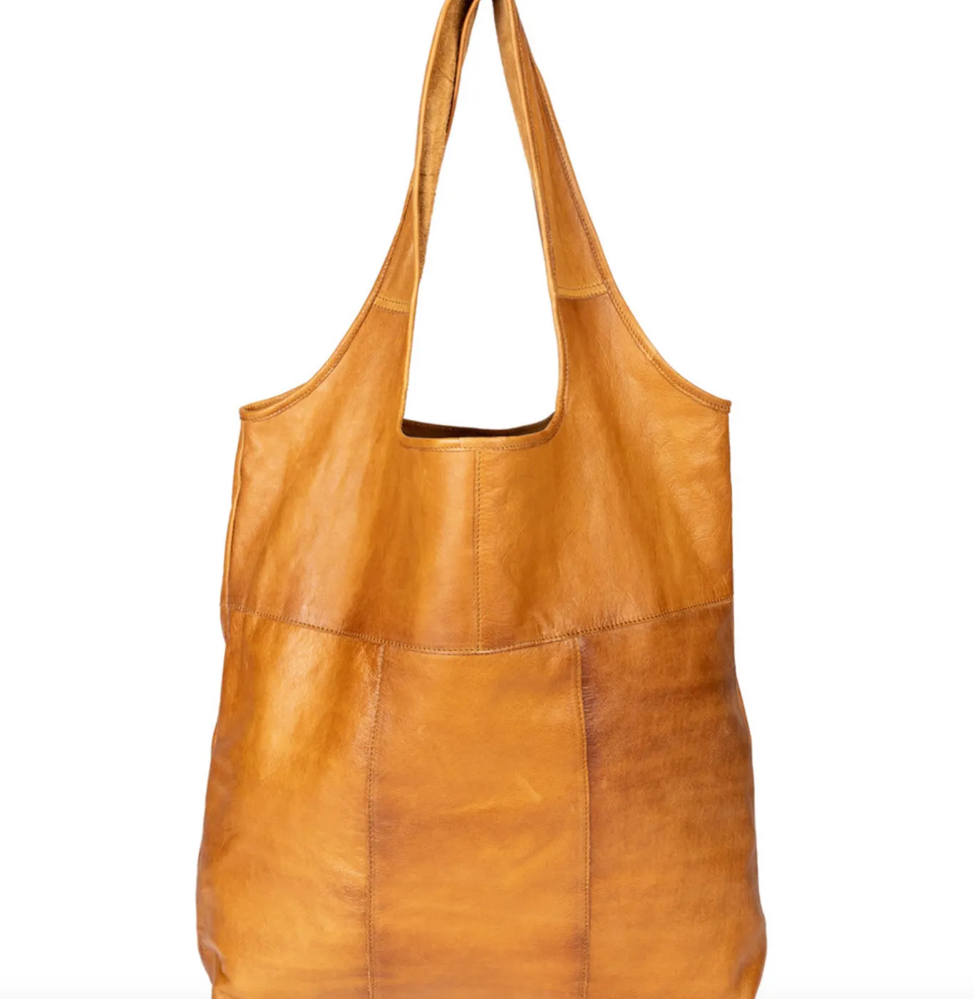 VIAMAJA Læder Tasker|Skuldertasker<Shopper – Cognac