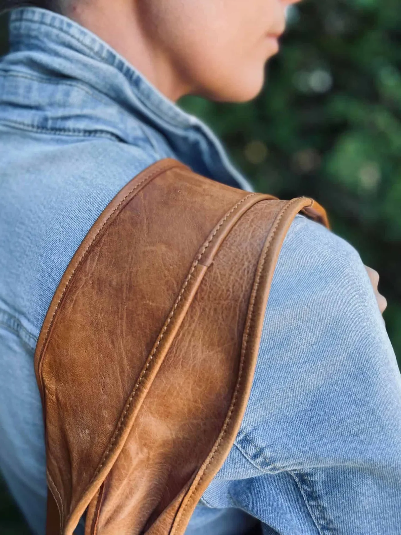 VIAMAJA Læder Tasker|Skuldertasker<Shopper – Cognac
