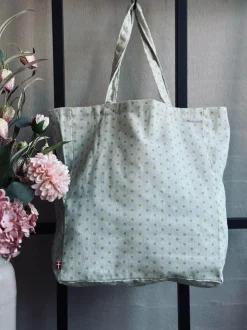 VIAMAJA Kanvas Tasker|Shoppere<Shopper - Green dots
