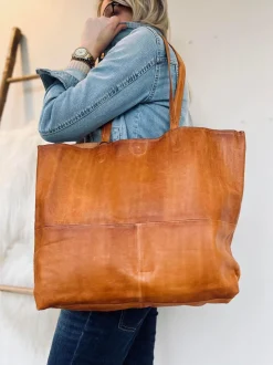 VIAMAJA Skuldertasker|Shoppere<Shopper - JUDITH Cognac