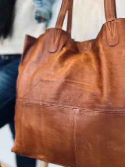 VIAMAJA Skuldertasker|Shoppere<Shopper - JUDITH Walnut