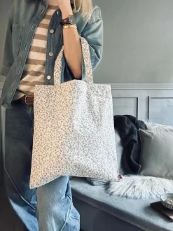 VIAMAJA Kanvas Tasker|Shoppere<Shopper - Tiny flora