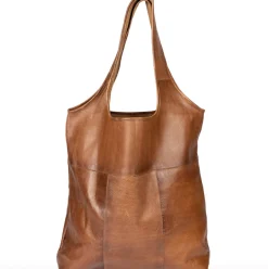 VIAMAJA Læder Tasker|Skuldertasker<Shopper – Walnut