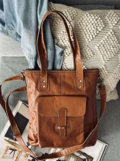 VIAMAJA Skuldertasker|Shoppere<Shopper Amalie - Cognac
