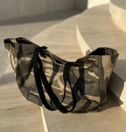 VIAMAJA Kanvas Tasker|Læder Tasker<Shopper ARMY Canvas Big