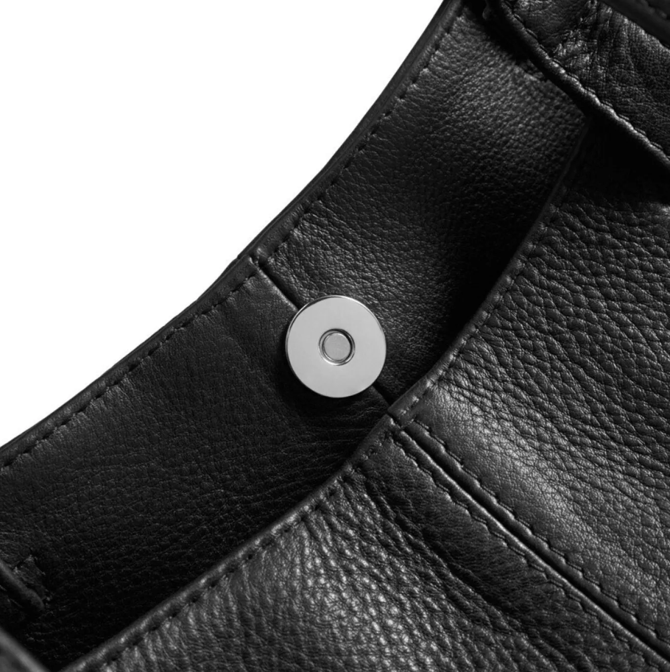 VIAMAJA Læder Tasker|Skuldertasker<Shopper Aura – Soft black leather