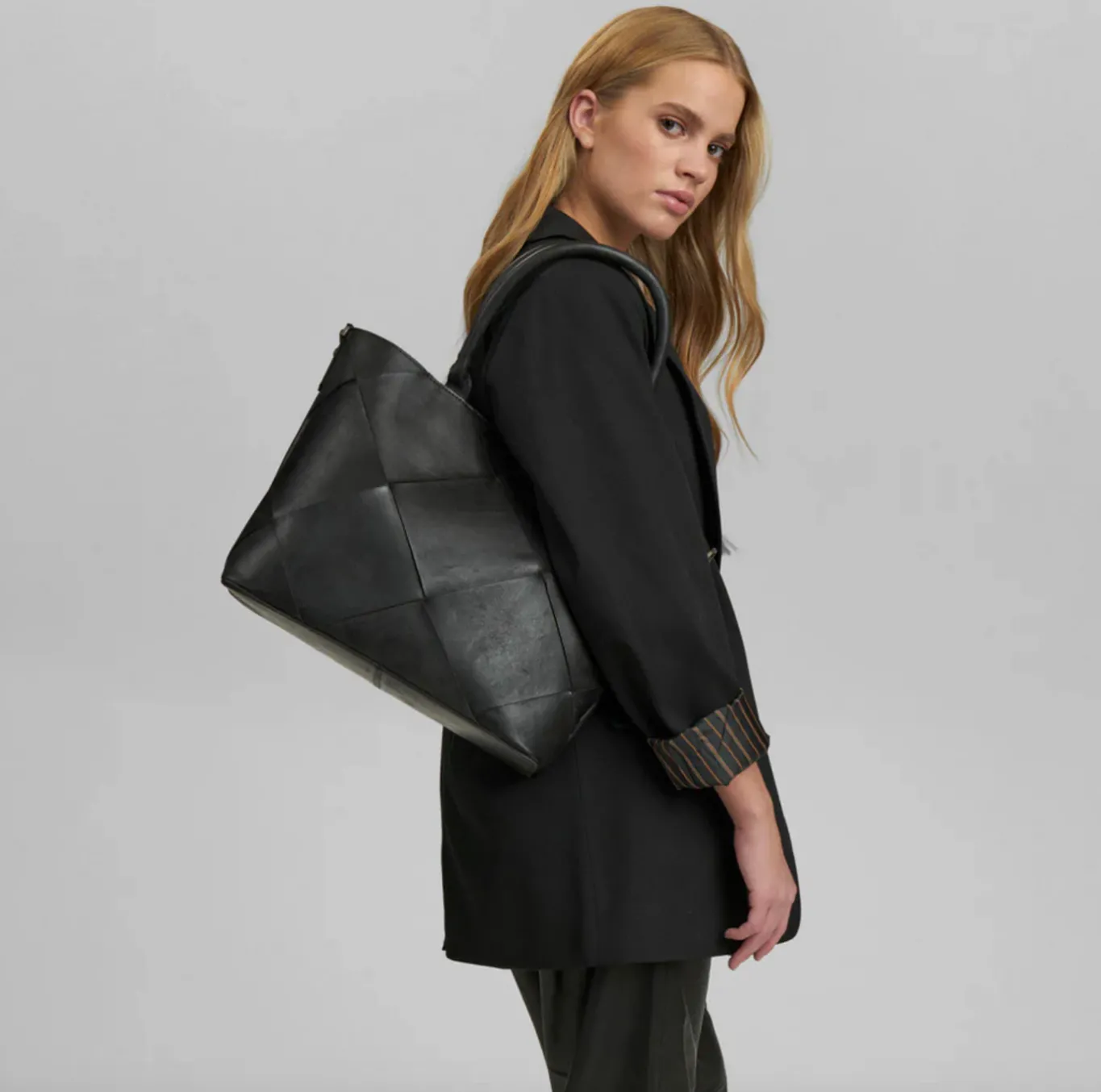 VIAMAJA Skuldertasker|Shoppere<Shopper black delux