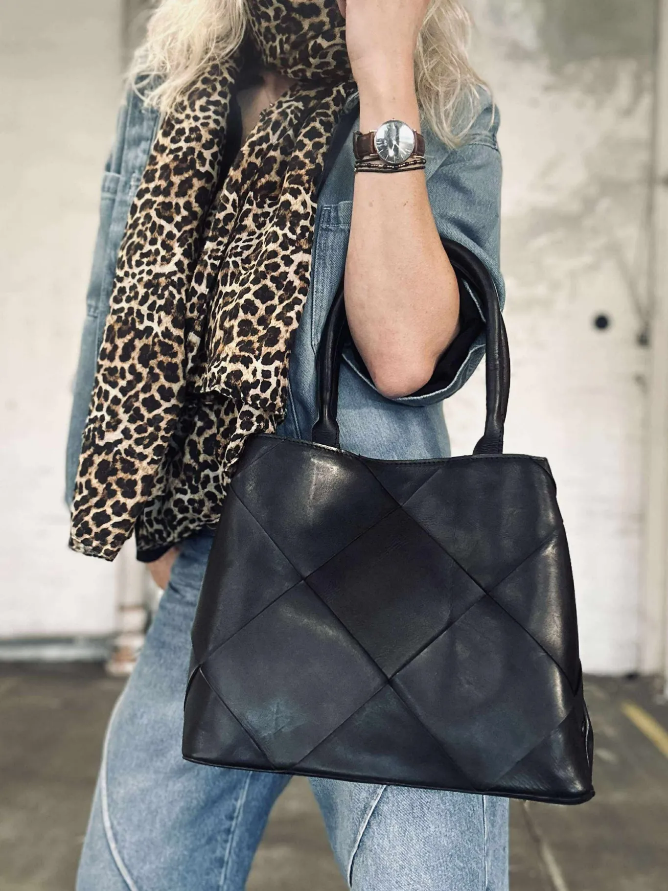 VIAMAJA Skuldertasker|Shoppere<Shopper black delux