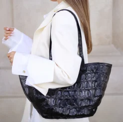 VIAMAJA Skuldertasker|Shoppere<Shopper Croco deluxe