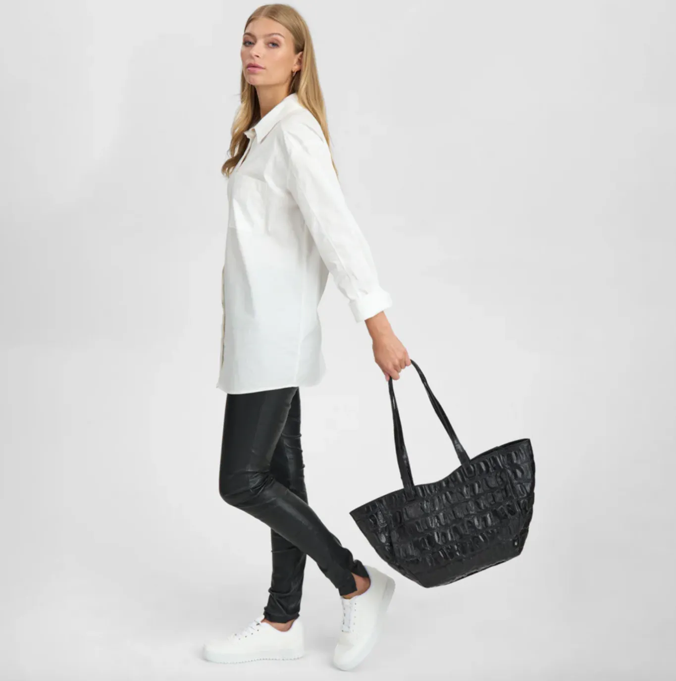 VIAMAJA Skuldertasker|Shoppere<Shopper Croco deluxe