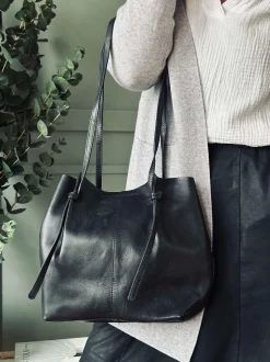 VIAMAJA Skuldertasker|Shoppere<Shopper Eksklusiv Black