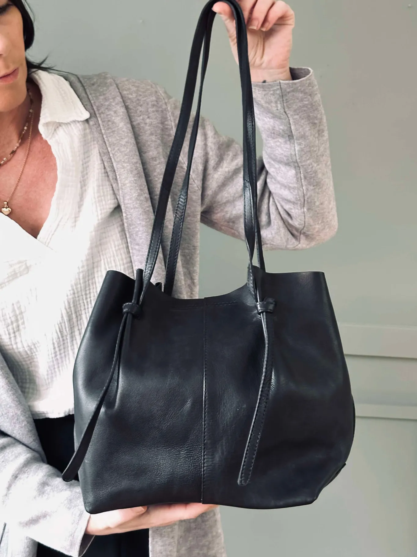 VIAMAJA Skuldertasker|Shoppere<Shopper Eksklusiv Black
