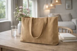 VIAMAJA Skuldertasker|Shoppere<Shopper Fløjl - Tan