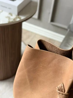 VIAMAJA Shoppere<Shopper i blød skindkvalitet - Sand