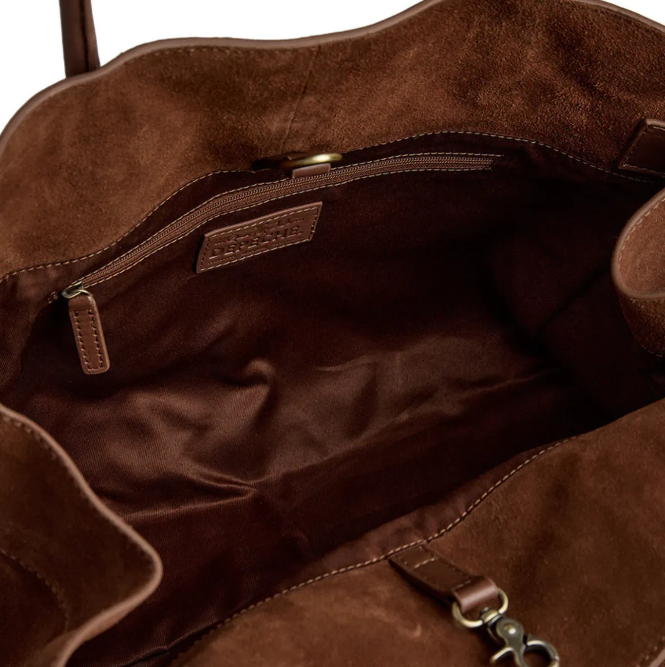 VIAMAJA Skuldertasker|Shoppere<Shopper i blødt ruskind - Cognac