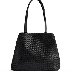 VIAMAJA Skuldertasker|Shoppere<Shopper i flettet skind - Black