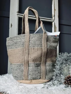 VIAMAJA Skuldertasker|Shoppere<Shopper i kraftig Jute - Beige