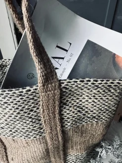 VIAMAJA Skuldertasker|Shoppere<Shopper i kraftig Jute - Beige