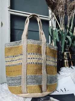 VIAMAJA Shoppere<Shopper i kraftig Jute - Sennep