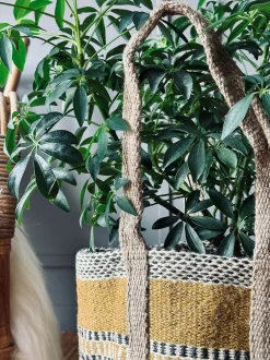 VIAMAJA Shoppere<Shopper i kraftig Jute - Sennep