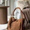 VIAMAJA Shoppere<Shopper i ruskind - Walnut